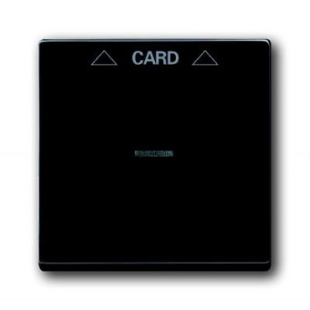 1710-0-3639 (1792-81), Плата центральная (накладка) для механизма карточного выключателя 2025 U, цвет антрацит/чёрный, ABB
