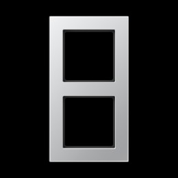 A5582BFAL Рамка A550 Алюминий 2-постовая Jung