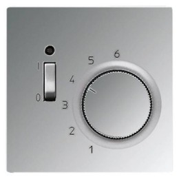 GCRTR231PL LS 990 Блестящий хром Накладка термостата комнатного с выключателем(мех TR231U,TR241U)  Jung LS серия