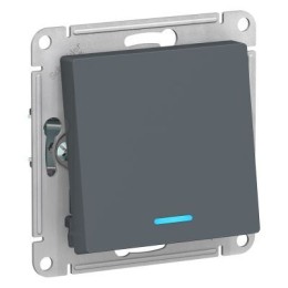 ATN000763 Atlasdesign 1-кл Переключатель с подсветкой, сх.6а, 10АХ, механизам, Грифель Schneider Electric