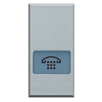 HC4921LH Axolute Клавиши с подсвечиваемыми символами для выключатель в дизайне AXIAL - 1 модуль, телефон Bticino