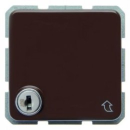 476301 Штепсельная розетка SCHUKO с откидной крышкой и замком цвет: коричневый, с блеском Влагозащищенный скрытый монтаж IP44 Berker