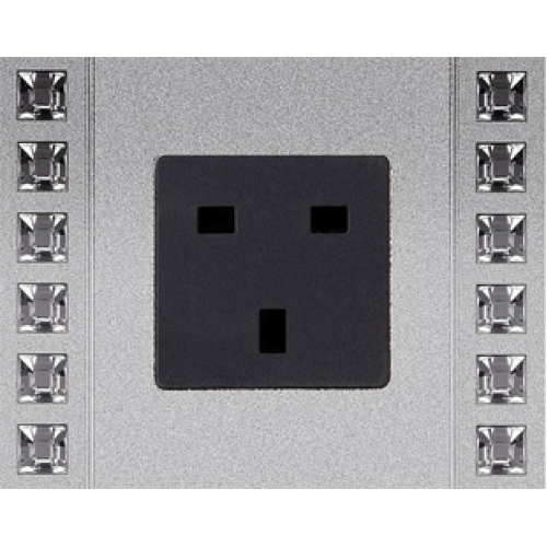 FD01261CB Рамка Crystal De Luxe Хром 1-постовая Fede