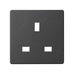 82045-38 Накладка на британскую розетку, S82 Detail, графит Simon