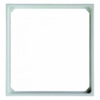 11091919 Переходная рамка для центральной панели 50 x 50 мм цвет: полярная белизна, матовый S.1/B.1/B.3/B.7 Glas Berker