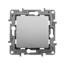 672409 Переключатель промежуточный - винтовые клеммы - Etika - 10 AX - 250 В~ - алюминий Legrand