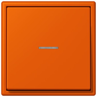 LC990KO54320S Les Couleurs® Le Corbusier Клавиша для выключателя/кнопки с окошком для подсветки orange vif Jung