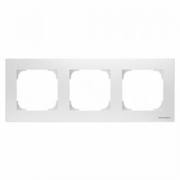 8573 BL Рамка Sky белый 3-постовая ABB 2CLA857300A1101