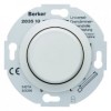 283510 Дополнительное устройство для универсального поворотного диммера с "Soft"-регулировкой, цвет: полярная белизна, с блеском серия 1930, Glasserie, Palazzo Berker