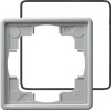 025142 Рамка с уплотнительной вставкой S-color Серый 1-постовая Gira