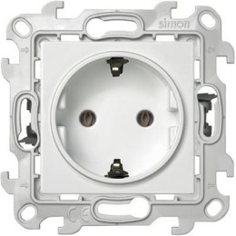 2420434-030 Розетка 2К+З без защ штор Push&Go, бел Simon 24