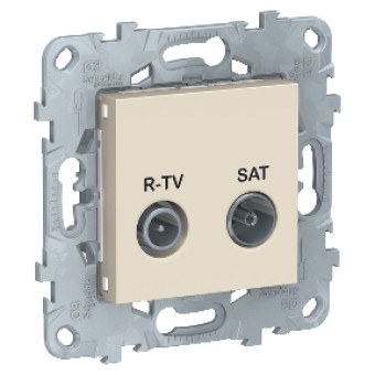 NU545444 Розетка R-TV/ SAT, одиночная, Бежевый Schneider Electric