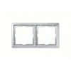 MTN481260 Рамка Artec Алюминий 2-постовая Merten