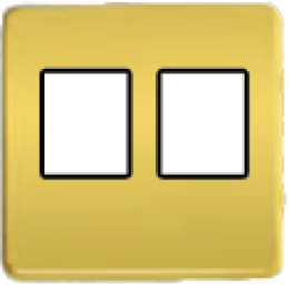 FD04318OR-M Монтажная плата для 2-х инф. разъемов RJ-45 черный, цвет Real Gold FEDE