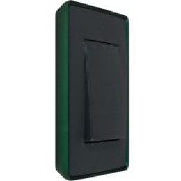 8201610-260 Рамка декоративная, 1 пост, Select, Simon 82 Detail Neon, графит-зелёный