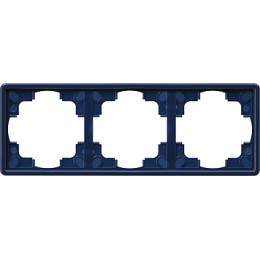 021346 Рамка S-color Синий 3-постовая Gira