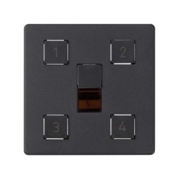 82048-38 Накладка на сценарный контроллер освещения, S82, S82N, S82 Detail, графит Simon