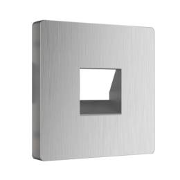 WL09-RJ-11-CP Накладка для RJ11 (серебряный рифленый) Antik Werkel a041448