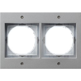 021265 Рамка TX44 Алюминий 2-постовая Gira