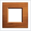 LNA4802LCA Рамка LivingLight Квадрат Американская вишня 2-модульная Bticino