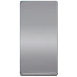 FD04311CB Клавиша для двухклавишных выключателей, цвет Bright Chrome FEDE