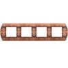 FD01424RU Рамка Sanremo Rustic copper 4-постовая гор/верт. Fede