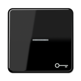 CD590KO5TSW CD 500/CD plus Черный Клавиша 1-я с/п с символом "КЛЮЧ" Jung