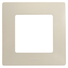 672511 Рамка Etika Слоновая кость 1-постовая  Legrand