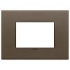 22653.12 Рамка Eikon EXE Темная бронза 3-модульная Vimar