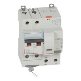 411171 Дифф.выключатель (УЗО) DX3 2П C10А 300MA-AC 4м, Legrand