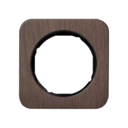 10112354 Рамка R.1 Дуб/черный 1-постовая Berker