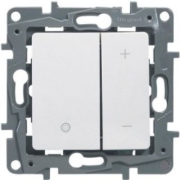 672218 Светорегулятор нажимной - Etika - 400 Вт - белый Legrand