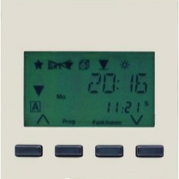 17748982 Tаймер RolloTec "Комфорт" с дисплеем цвет: белый, с блеском S.1 Berker