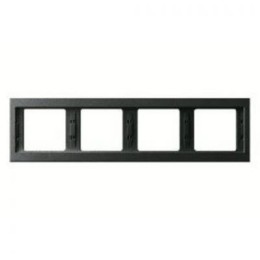 13837006 Рамка K.1 Антрацит матовый 4-постовая Berker