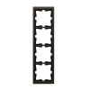 MTN4040-6552 Рамка D-Life Мокко 4-постовая Merten
