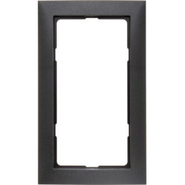 13099949 Рамка с большим вырезом S.1 Антрацит матовый 2-постовая Berker