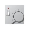 ALTR231PL LS 990 Алюминий Накладка термостата комнатного с выключателем(мех TR231U,TR241U)  Jung LS серия
