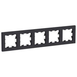 ATN001005 Рамка AtlasDesign Карбон 5-постовая Schneider Electric