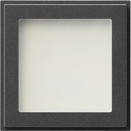 116267 Светодиодная подсветка для ориентирования синего цвета Антрацит Gira TX44