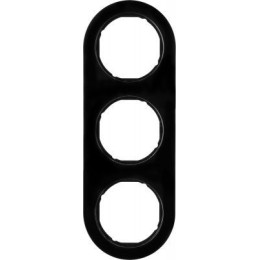 10132045 Рамка R.Classic Черный 3-постовая Berker