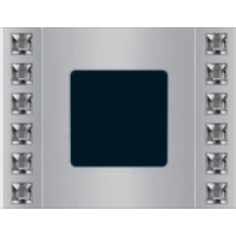 FD01281CB Рамка Crystal De Luxe Хром 1-постовая Fede