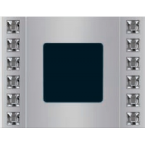 FD01281CB Рамка Crystal De Luxe Хром 1-постовая Fede