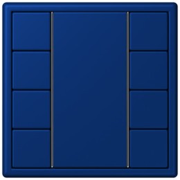 LC504TSA4320T Les Couleurs® Le Corbusier KNX кнопочный модуль F 50 с четырьмя парами кнопок bleu outremer fonce Jung