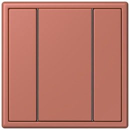 LC501TSA32121 Les Couleurs® Le Corbusier KNX кнопочный модуль F 50 с одной парой кнопок terre sienne brique Jung