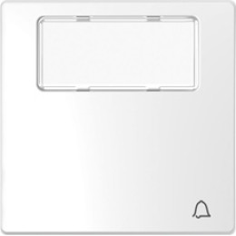 MTN3365-6035 D-life клавиша 1-ная, пол. для надп., звонок, бел. лотос Merten