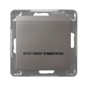 Ospel Impresja Титан Выключатель карточный с подсветкой, без рамки LP-15YS/m/23