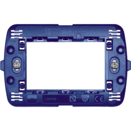 LN4703 LivingLight Суппорт 3 модуля Bticino