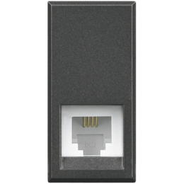 HS4258/11N Axolute Розетка Rj 11, категория 3, К10 Bticino