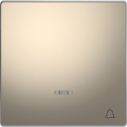 MTN3325-6050 D-life клавиша с линзой для led модуля, сим. звонок, никель Merten