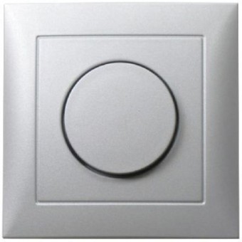 11309939 Панель с регулирующей кнопкой для поворотных диммеров цвет: алюминий, матовый S.1 Berker